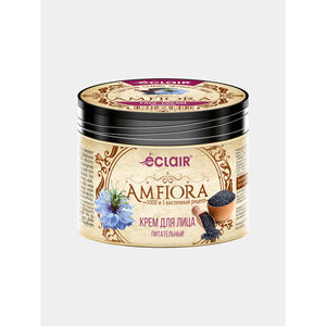 Crema Facial Hidratante Eclair AMFIORA EC25 150ml en Tarro con Ingredientes Naturales para Hidratar la Piel - Product Image 1