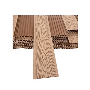 Customized Interlocking Exterior Wood Plastic Composite Waterproof Anti-Slip 3D Embossed WPC <b>Decking</b> Tiles for Outdoor Flooring - Product Image 2