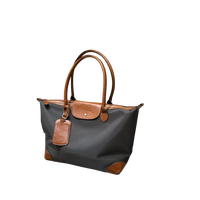 Sac fourre-tout vintage français rétro multicolore en nylon, grande capacité, résistant à l'eau, convertible en sac bandoulière, sac de voyage en polyester