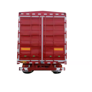 Superventas: Semirremolque de plataforma con vallas de 3 o 4 ejes y 60T para camión de carga, en venta - Product Image 4