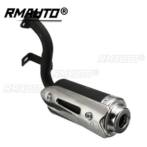 Universal Motocross Exhaust Pipe Motorcycle <b>Engine</b> Exhaust Muffler Can Pipe Mini <b>Bike</b> Quad ATV Exhaust Systems 43c 49cc - Product Image 5