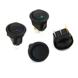 Rocker <b>Switch</b> <b>12V</b> 20A 19.5mm Cutout Illuminated Thumb <b>Switch</b> For Automotive Use KCD2 ABS Shell Dust Proof - Product Image 2