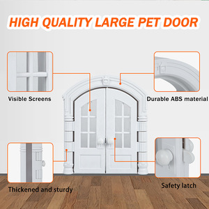 Libero accesso direzionale controllabile in legno Pet recinzione interno cane e gatto porta <span class=keywords><strong>per</strong></span> casa cucciolo di gatto porta <span class=keywords><strong>per</strong></span> animali domestici - Product Image 2