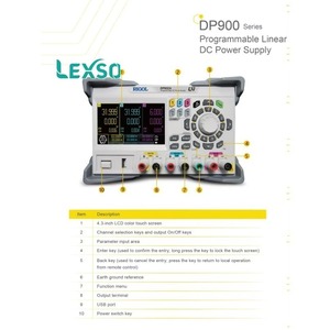 Alimentation programmable Rigol DP932A, commutation en un clic entre les modes série et parallèle pour des tests flexibles Lexso - Product Image 2
