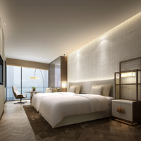 Hôtel 5 étoiles de luxe, design architectural, centre-ville, espace intérieur haut de gamme, lieu d'hébergement haut de gamme en ville, services d'experts