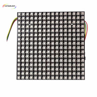 Bande LED RGB programmable flexible DC5 WS2812B/SK6812 8x8 avec 64 LED, télécommande en cuivre, éclairage paysager