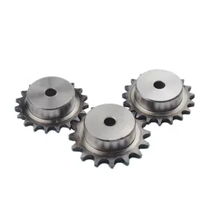 Wholesale C45 Steel Single Type 06B 08B 10A 12A 16A Standard Customized Roller Chain Sprocket