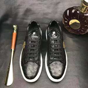 Goodyear welt marche chaussures en cuir d'autruche hommes baskets faites à la main de qualité supérieure chaussures pour hommes haut de gamme <span class=keywords><strong>luxe</strong></span> classique chaussures pour hommes - Product Image 2