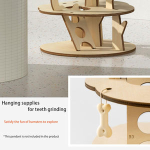 <span class=keywords><strong>Nido</strong></span> ispirato alla cabina della foresta del produttore di criceti in legno massello moderno personalizzato per piccoli animali - Product Image 4