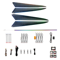 Éclairage LED Intérieur Automobile Amélioré TMPRO pour Honda Fit GK5 2014-2020, Système d'Éclairage Ambiant Dynamique 64 Couleurs Symphoniques