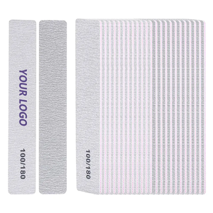 Lima de Uñas Profesional Rectangular 80/80 Zebra 100/180, Lima Cuadrada para Manicura, Herramienta de Pulido y Modelado, Venta al por Mayor, Suministro OEM - Product Image 4