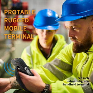 Oem T60 công nghiệp không thấm nước gồ ghề <span class=keywords><strong>Android</strong></span> cầm tay PDA <span class=keywords><strong>3G</strong></span>/4G máy tính bảng Wifi thông tin liên lạc 1D/2D Máy quét mã vạch có sẵn kho - Product Image 2