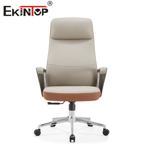 Sinonis Executive Leather Ergonomic Reclining Swivel Office Chair with Aluminium Base Adjustable Features for Home Office Use - Product Image 3
