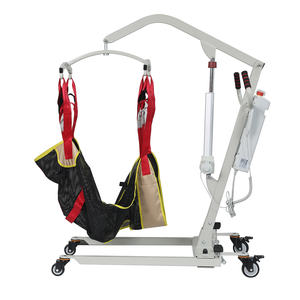 Transfer pasien kapasitas 120kg tipe Plug-in elektrik pengangkat mobilitas Rumah Sakit lipat portabel - Product Image 2