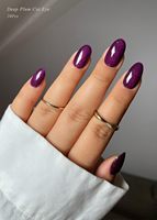 Bandes semi-durcies pour ongles en gel, violet foncé, lumière UV, qualité salon, facile à utiliser, 20 pièces