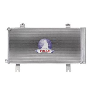 Condensador de Aire Acondicionado para Honda Crider Hybrid 2020 2021 <span class=keywords><strong>2022</strong></span>, Condensador de Aire Acondicionado de Aluminio 80100TJHH01 80100TJHH02 - Product Image 1