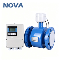 Medidor de Flujo Electromagnético Tipo Split NOVA, Sensor de Flujo de Líquidos para Tuberías de Aguas Residuales, Acero Inoxidable