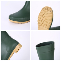 Bottes de pluie en PVC légères et abordables pour hommes, imperméables, anti-usure, antidérapantes, pour l'agriculture, la pêche en forêt et le travail en extérieur