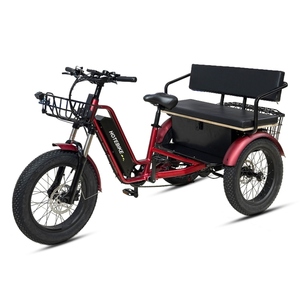 Tricycle électrique longue portée, vélo cargo, 48v, trike électrique de <span class=keywords><strong>golf</strong></span>, tricycle électrique 2 places - Product Image 3