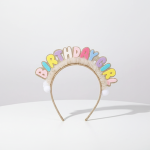 Fasce per Capelli per Bambine con Lettere Colorate e Frutta Cartoon, Design in Pizzo, Marca JF, per Feste di Natale e Compleanno - Product Image 6