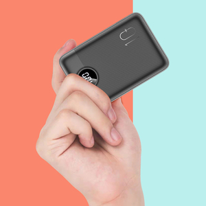Mini Power Banks 10000mAh certifiées CE, batterie au lithium avec écran LCD, technologie GaN, ultra-mince et portable, entrée Micro USB/Type-C, sortie 10W - Product Image 4