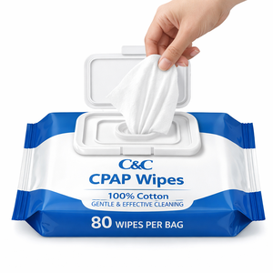 Toallitas Húmedas Biodegradables No Tóxicas para Limpiar Máscaras <span class=keywords><strong>CPAP</strong></span> - Product Image 6