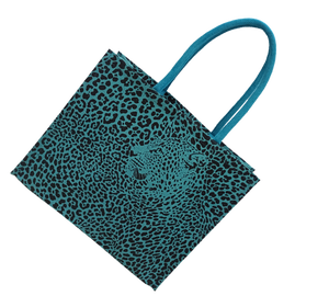 Fabricante de Bolsos de Playa de Yute para Mujer en India, Bolsa de Mano de Arpillera con Bonito Estampado de Tigre, Hecho en India, Bengala Occidental - Product Image 3