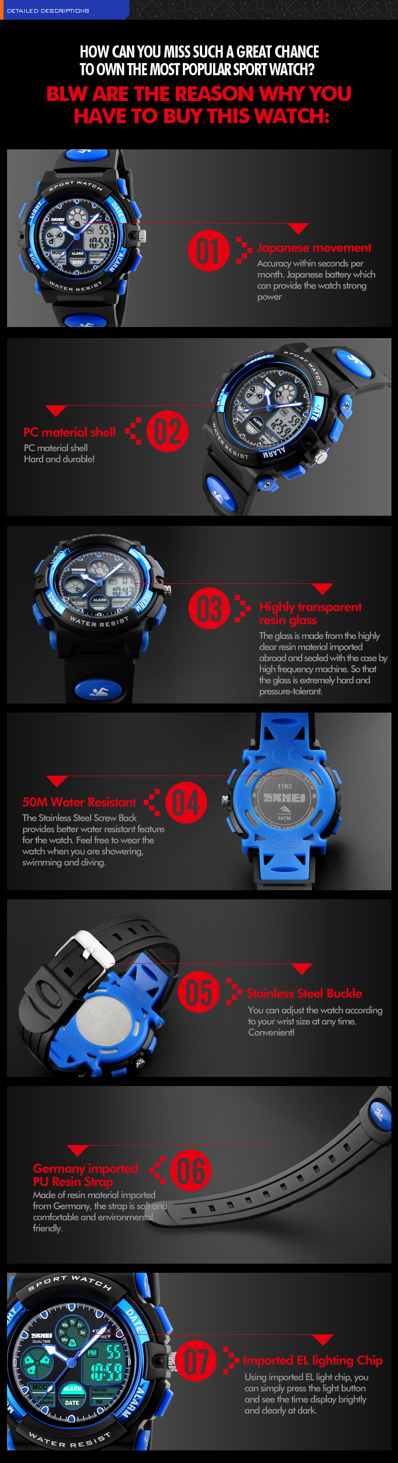 Skmei 1163 Skmei Watch 5atm Manual Skmei 1163 Watches Durable