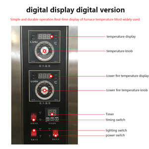 Commercial 3 Deck 9 Trays Restaurant Kitchen Equipment Bakery <strong>Machines</strong> Electric <strong>Pizza</strong> Bakery Oven - Product Image 4