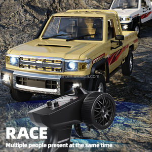 1/14 RC Pickup Truck Unidad trasera Off-Road Vehículos <span class=keywords><strong>de</strong></span> escalada Modelos clásicos Llevar coche <span class=keywords><strong>de</strong></span> carga con luces LED - Product Image 2