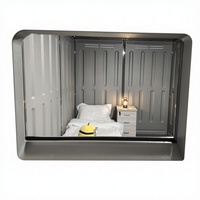 Maisonnette Modulaire Préfabriquée Intelligente Isolée, Étanche et Alimentée par Énergie Solaire en HDPE pour Entrepôt et Utilisation en Parc