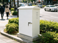 Armoire de distribution d'énergie gérée en aluminium étanche IP66 pour extérieur BT, 1140V 30A-600A, boîtier vide pour énergie photovoltaïque