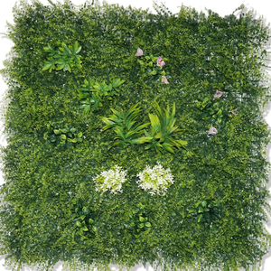 <span class=keywords><strong>Mur</strong></span> artificiel imperméable de haie de boîte de verdure extérieure de <span class=keywords><strong>plante</strong></span> artificielle résistante UV pour la terrasse de restaurant - Product Image 3