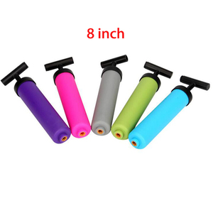 ActEarlier 8 pulgadas de plástico PP de fútbol, baloncesto voleibol bomba de bola Mini portátil de la bomba de mano con 1 pcs aguja - Product Image 2