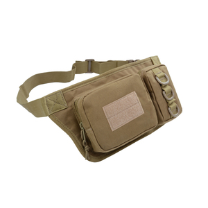 LUPU Tactical Waist Bag Oxford Fabric Adjustable Strap With American Flag <b>Patch</b> Unisex Outdoor Carry - Product Image 2