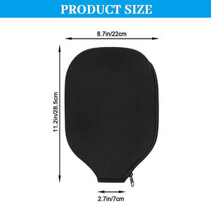 Housse de <span class=keywords><strong>raquette</strong></span> de pickleball en néoprène de haute qualité professionnelle, logo personnalisé, sublimation, protection pour l'entraînement - Product Image 2