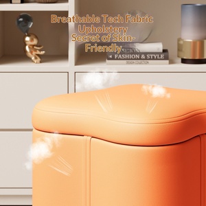 <span class=keywords><strong>Donna</strong></span> - Taburete Plegable Moderno y Minimalista, Multifuncional, de Tela, Otomana, Mesa de Centro, para Cambiar Zapatos, Sofá, Dormitorio, <span class=keywords><strong>Maquillaje</strong></span> - Product Image 4