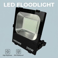 Reflector LED Impermeable IP65 de 100W 150W 200W para Iluminación de Jardín Exterior con Ángulo de Haz de 120° y 3 Años de Garantía