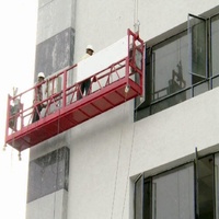 Andamio Colgante Eléctrico ZLP500 para Construcción, Plataforma de Trabajo Pintada para Edificios