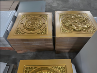 Plafonds en métal ignifuges d'art traditionnel chinois exquis pour la cuisine avec plafond suspendu