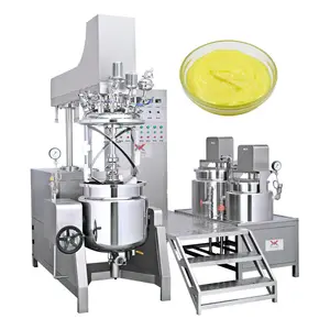 Penjualan Terbaik Vacuum homegizer Mayonnaise Mixer Shampoo elektromagizer membuat mesin 200l vakum emulsifikasi Mixer