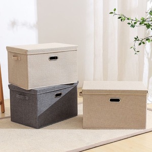 Edredón de ropa revista muestra gratis zapatos juguete gran oferta otomana cajón de gran capacidad caja de almacenamiento de herramientas plegable de tela con tapa - Product Image 6