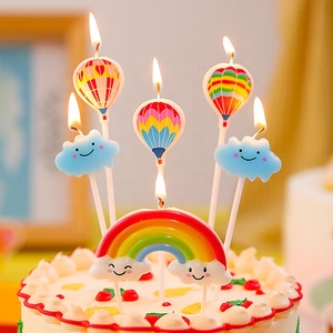 Bán Buôn Sáng Tạo Nến Sinh Nhật Đám Mây Không Khí Nóng Bóng Nướng Bánh Phim Hoạt Hình Sinh Nhật Trẻ Em Của Đảng Nến - Product Image 5