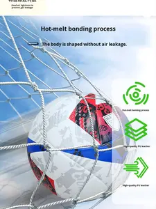 定制批发中国工厂价 PU 专业廉价足球 5 号训练和比赛用足球 - Product Image 4