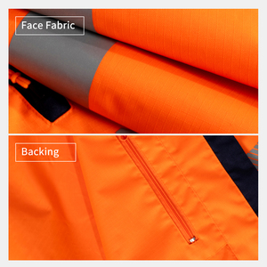 Veste thermique imperméable respirante à capuche amovible de classe 3 à haute visibilité pour hommes JIADE en polyester pour la récupération routière et les situations d'urgence - Product Image 5