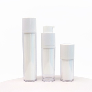 Bouteilles Airless Givrées 15ml 30ml 50ml Rechargeables Vides Carrées Distributeur de Lotion Cosmétique Pompe de Voyage Bouteille Airless Sous Vide - Product Image 5