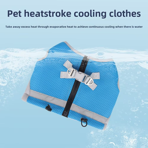 FishPrincess lujo moda perro verano arnés Simple malla transpirable refrigeración perro ropa pequeño reflectante lindo Animal caminar - Product Image 3