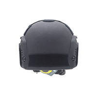 Casque tactique FAST High Cut M-XXL en PE et Aramide, options légères avec rails de fixation avant et panneaux auto-agrippants