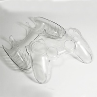 Étui de protection transparent, housse de protection, coque en cristal pour contrôleur PlayStation4 DualShock 4