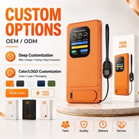 Chargeur portable magnétique OEM ODM 10000mAh, boîtier métallique fin 8,5 mm, charge sans fil Qi2 15W, charge rapide PD 20W avec support et LED